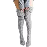 Damen Strümpfe Overknee Socken - Dicke Warme Trachtenstrümpfe für den Winter