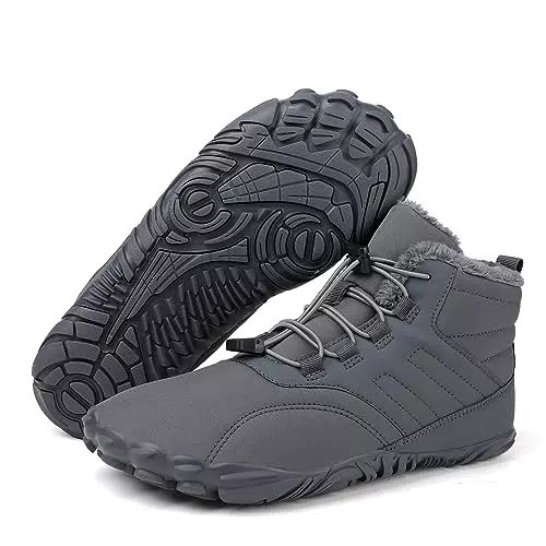 Deedlite Barfußschuhe Damen & Herren - Wasserdichte Winterstiefel für Outdoor