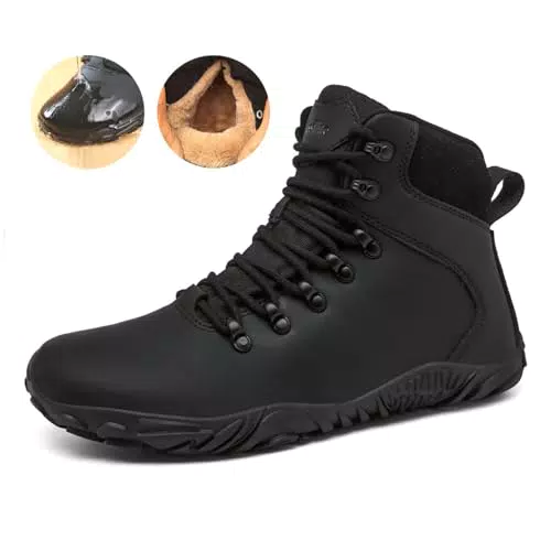 Deedlite Max Barfußschuhe wasserdicht für Winter – Herren und Damen Winterstiefel