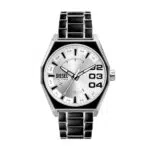 Diesel Herrenuhr Scraper Quarz 43 mm Edelstahlarmband DZ2195
