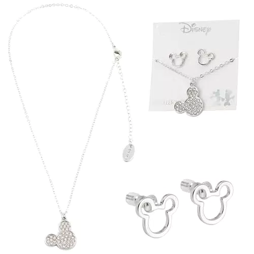 Disney Schmuckset Lilo und Stitch mit Mickey & Minnie Maus Armband und Halskette