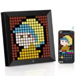 Divoom Pixoo Digitaler Bilderrahmen mit RGB LED Panel und Smart Clock