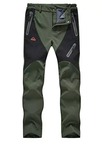 donhobo Damen Wanderhose wasserdicht Softshellhose für Outdoor und Trekking
