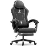 Dowinx Gaming Stuhl Ergonomisch mit Lendenwirbelstütze für PC und Racing
