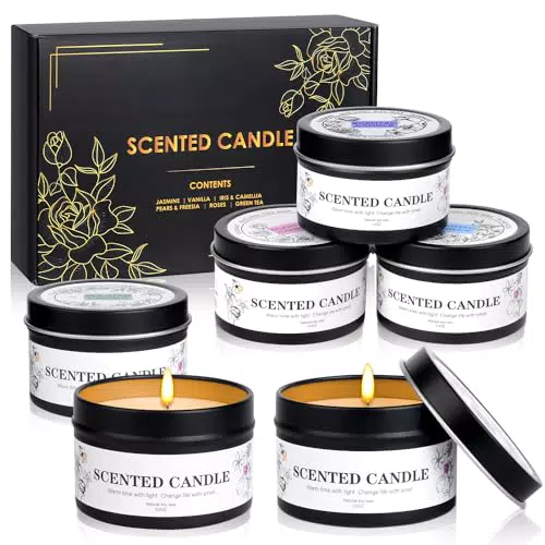 Duftkerzen Geschenkset – Aromatherapie Sojawachs Kerzen für Frauen und Männer