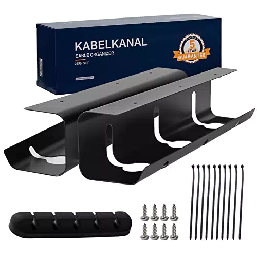 E.For.U® Kabelkanal für effektives Kabelmanagement am Schreibtisch