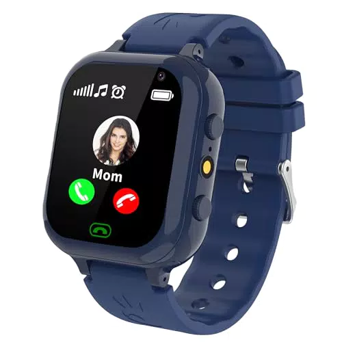ELEJAFE Smartwatch Kinder mit Anruffunktion, Spielen, Kamera und Schrittzähler