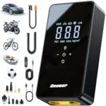 Brandname Elektrische Luftpumpe mit Doppelmotor, 150 PSI, 6000 mAh, Auto & Fahrrad
