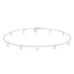 Elli Geo Kreis Choker Halskette Damen in 925 Sterling Silber