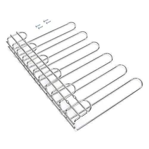 Emuca Gläserhalter für Möbel – 5 Zeilen Gläserschiene für Regale und Bars