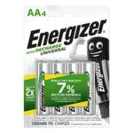 Energizer AA Akkubatterien - Wiederaufladbare Universalbatterien