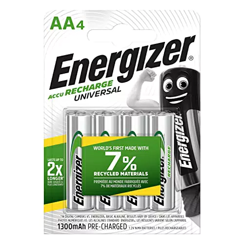 Energizer AA Akkubatterien - Wiederaufladbare Universalbatterien