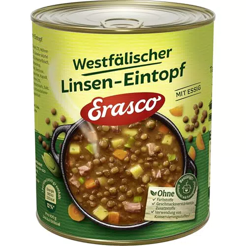 Erasco Westfälischer Linsen-Eintopf – Schnelle und leckere Mahlzeit ohne Schnickschnack