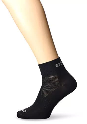 Erima Unisex Performance Laufsocken, Schwarz, 43-
