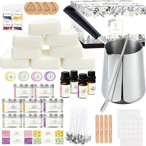 ETUOLIFE Kerzen Selber Machen Set – DIY Kerzenherstellung Kit für Duftkerzen