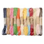 EXCEART Bast Papierschnüre für DIY Handwerk und Scrapbooking, 10M
