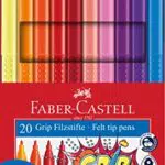 Faber-Castell Fasermaler GRIP Colour Marker - Hochwertige Marker für kreative Projekte