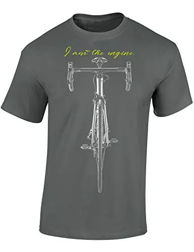 Fahrrad T-Shirt Herren - I am The Engine - Sportliche Rennrad Bekleidung