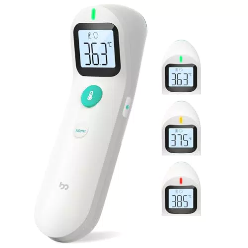 ThermoCare Fieberthermometer kontaktlos für Baby und Erwachsene mit Fieberalarm