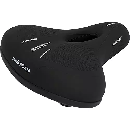 FISCHER Fahrradsattel City Memory Foam R.e.Med – extrem bequem und leicht