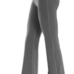 Flatik Damen Bootcut Yogahose - Hohe Taille Flare Fitness Training Hosen
