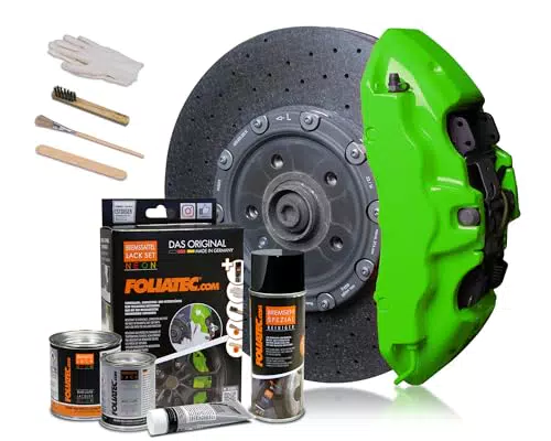 Foliatec Bremssattel Lack Set - Hitzebeständig - Komplettsatz für 4 Bremssättel