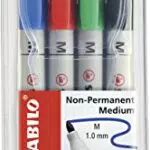 STABILO OHPen Universal Folienstift - wasserlöslich, medium, 4 Farben