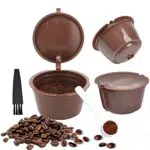 FOROREH Wiederverwendbare Kaffeekapseln für Dolce Gusto - Kaffeefilter Set