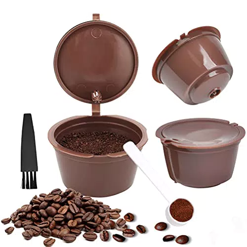 FOROREH Wiederverwendbare Kaffeekapseln für Dolce Gusto - Kaffeefilter Set