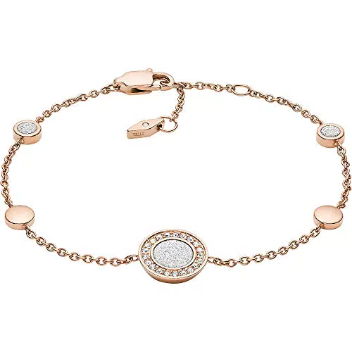 Fossil Armband für Frauen, Edelstahlarmband mit Verlängerung, Modell JF03264791