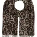 FRAAS Cashmink Schal – Weicher Schal mit Animal Print für Damen, Made in Germany