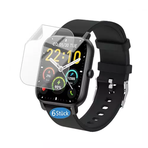 Frgnie Schutzfolie für DUSONLAP MT65 Smartwatch 1,85" HD TPU Displayschutzfolie