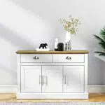 Galano Sofia Sideboard mit 3 Türen und 2 Schubladen für das Wohnzimmer