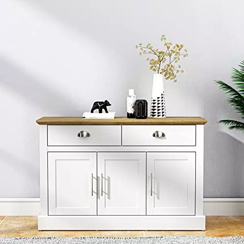 Galano Sofia Sideboard mit 3 Türen und 2 Schubladen für das Wohnzimmer