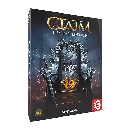 Game Factory Das Duell um den Thron – Kartenspiel für 2 Spieler, Limitierte Edition