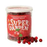 Super Garden Gefriergetrocknete Moosbeeren – 100% reine, vegane Snacks ohne Zuckerzusatz