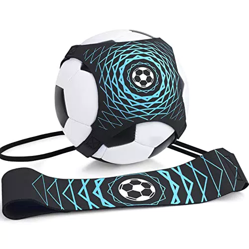 GIEMIT Fußballtrainer für Kinder – Verstellbarer Kick Trainer 150 cm