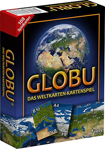 GLOBU Weltkarten-Kartenspiel – Strategisches Spiel für die ganze Familie