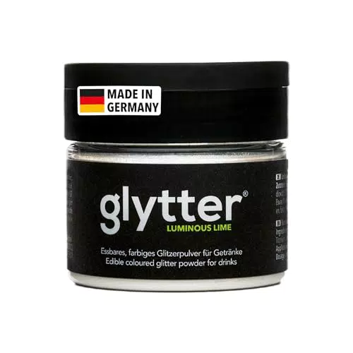 Glytter Glitzerpulver für Getränke - essbarer Glitzer für Cocktails und Likör