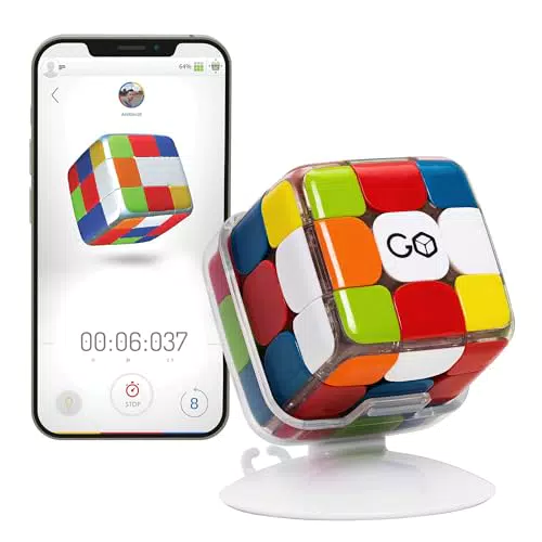 GoCube Full-Pack – Vernetzter Bluetooth-Würfel für interaktives Denksport-Puzzle