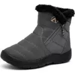 GOGOUP Kinder Schneestiefel Wasserdicht Warm Gefüttert Rutschfest für Outdoor