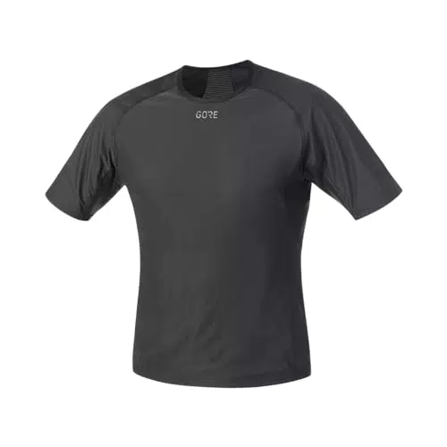 GORE WEAR M Herren Kurzarm Unterhemd GORE WINDSTOPPER schwarz