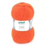 Gründl Wolle Lisa Premium Uni Strick-& Häkelgarn, 100% Polyacryl
