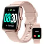 Smartwatch mit Telefonfunktion und Fitness-Tracker - Herzfrequenz, SpO2, Schrittzähler, Schlafmonitor - iOS & Android.