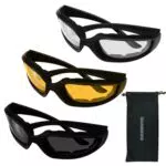 GUODSKHOO Fahrradbrille für Herren und Damen, winddicht, sportliche Sonnenbrille