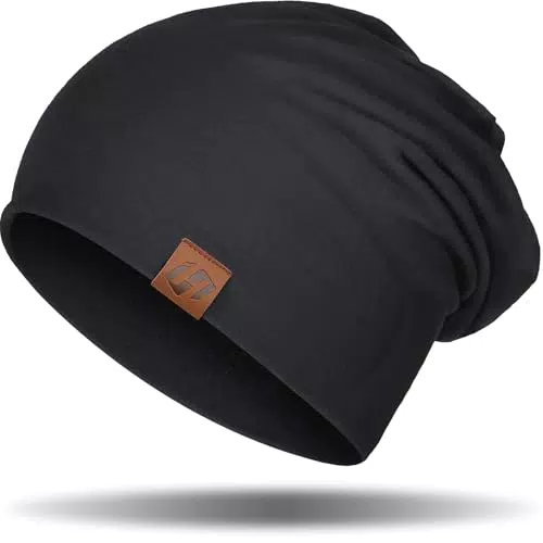 GXCROR Slouch Beanie für Damen und Herren – Atmungsaktive Baumwollmütze für alle Jahreszeiten