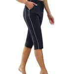 Gyabnw Damen Jogginghose 3/4 aus 100% Baumwolle für Sport und Freizeit