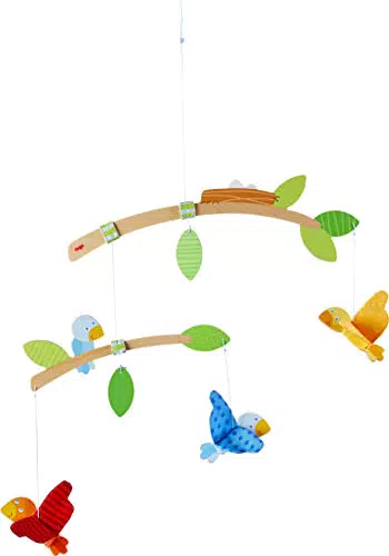 HABA Mobile Vögelchen – Babyspielzeug für Wickeltisch, Geschenk zur Geburt