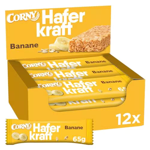 Corny Haferkraft Riegel Banane – Vollkorn und Vegan genießen