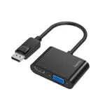 Hama DisplayPort auf VGA und HDMI Adapter 4K Ultra HD für PC und Laptop